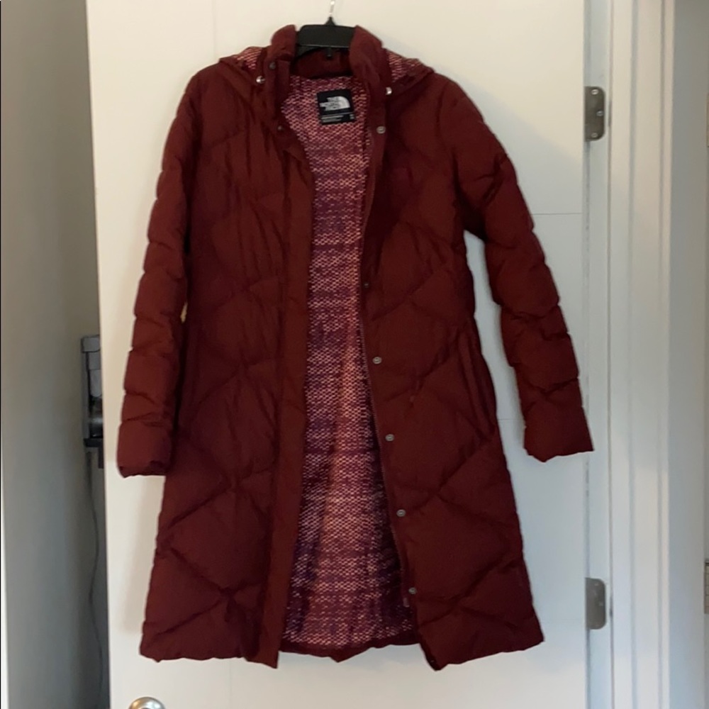 North Face Women’s knee length parka